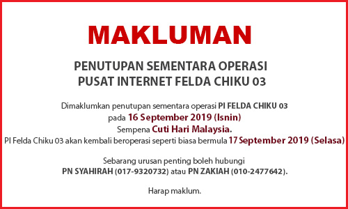 NOTIS PENUTUPAN PI hari malaysia