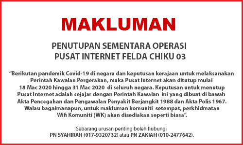 NOTIS PENUTUPAN PI COVID 19