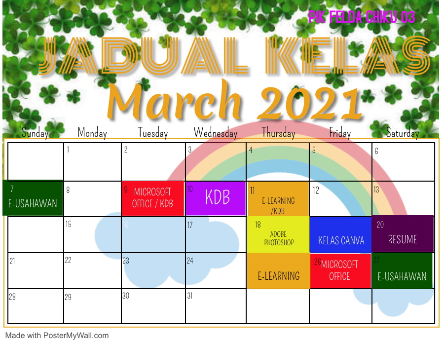 JADUAL KELAS MAC