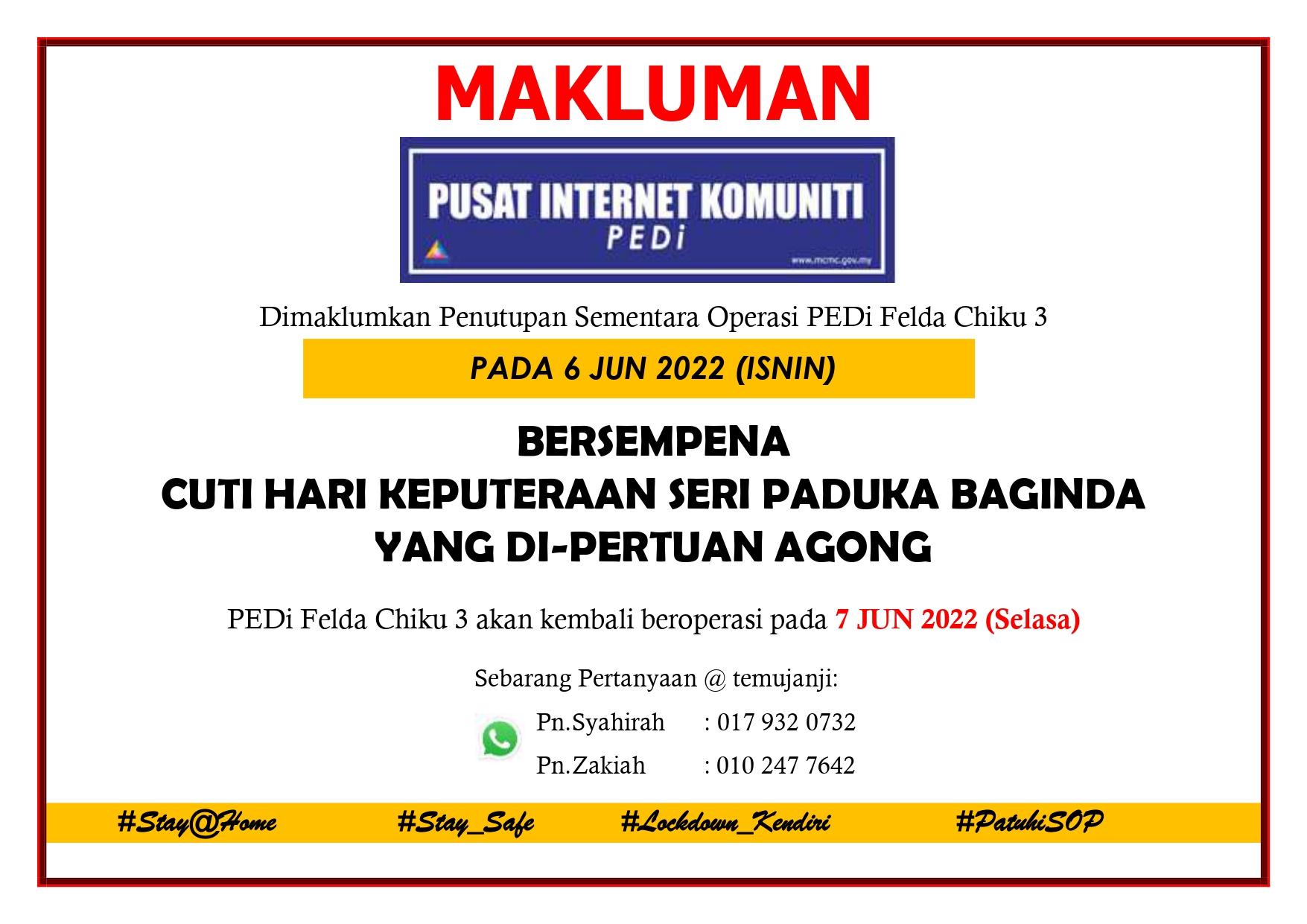 notis HARI AGONG page 0001