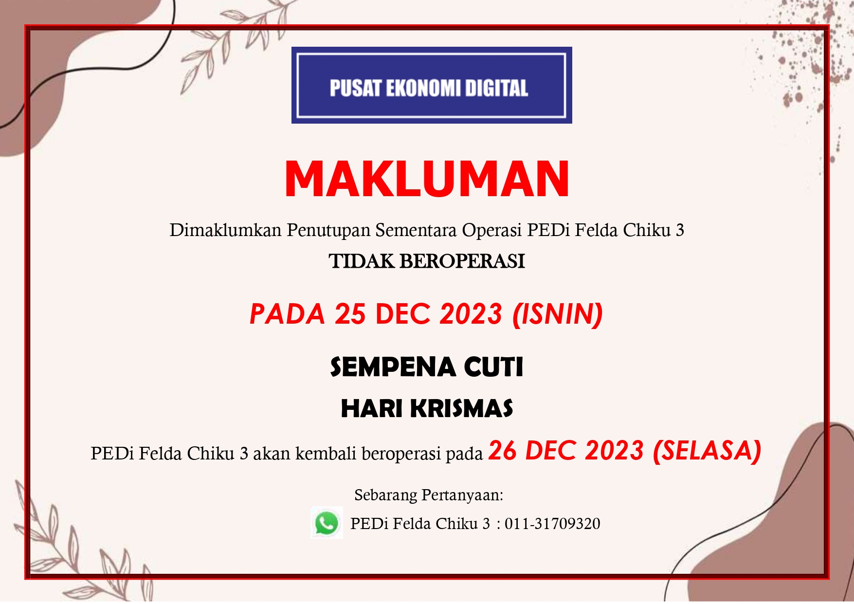 NOTIS TUTUP PEDi KRIMAS page 0001