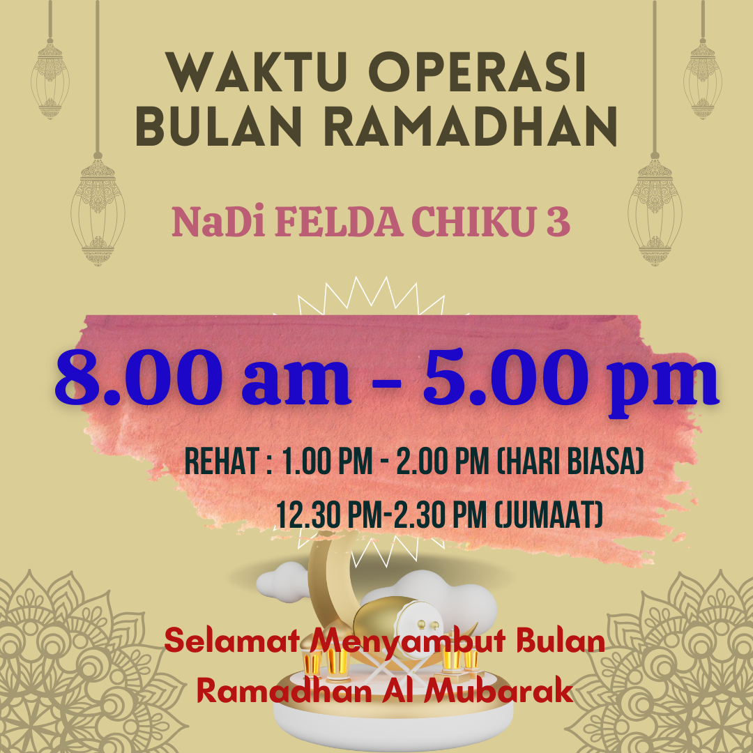 WAKTU OPERASI BULAN RAMADHAN