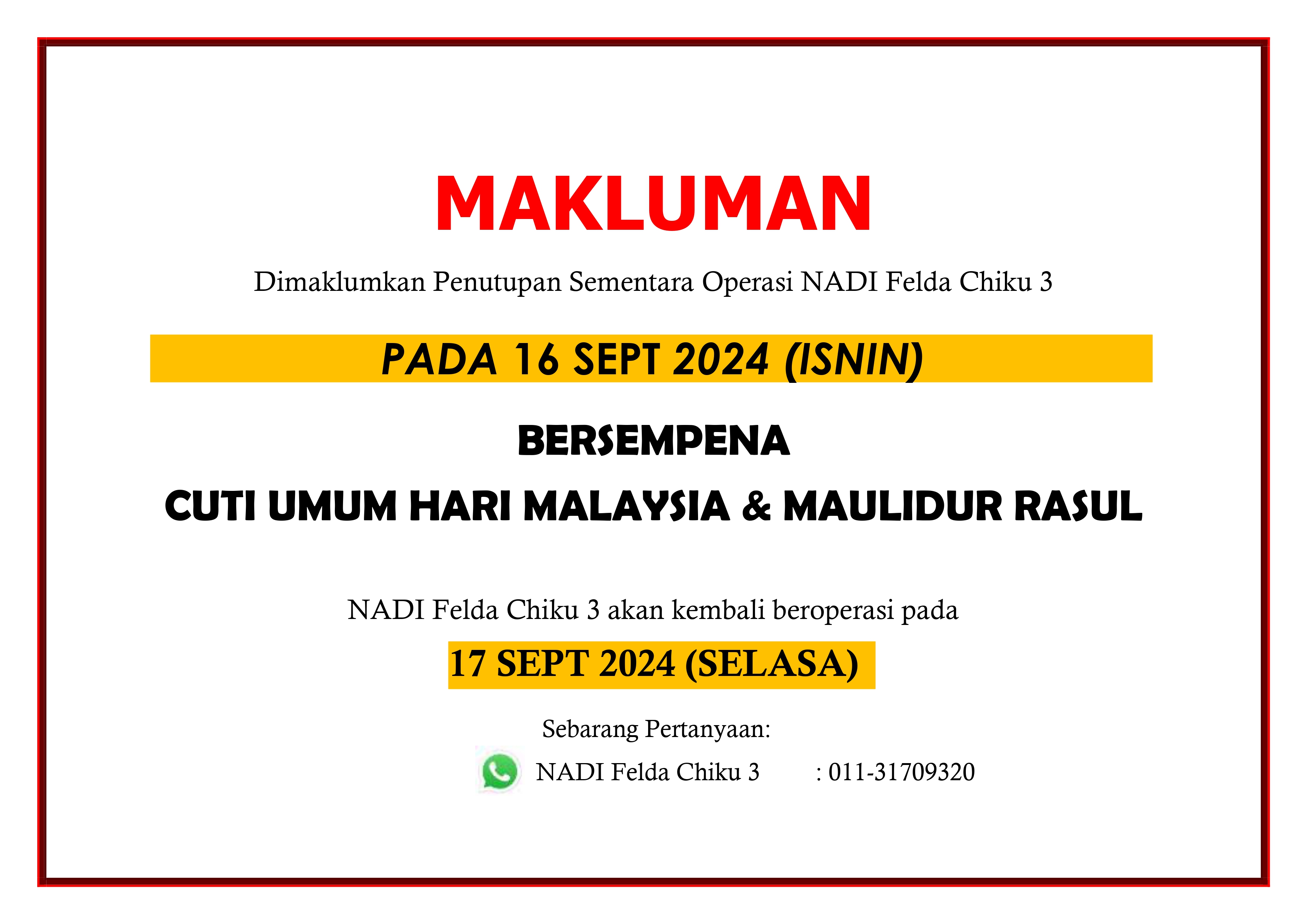 NOTIS TUTUP HARI MALAYSIA page 0001